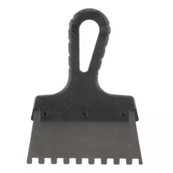 шпатель зубчатый антикор.покрытие 150мм зуб 6х6мм, арт.6299