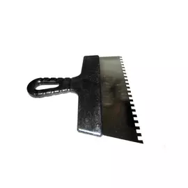 шпатель зубчатый антикор.покрытие 250мм зуб 6х6мм, арт.6305