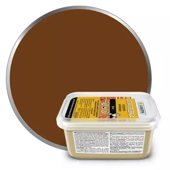 шпатлевка акриловая ЛАКРА по дереву орех 0,6кг, арт.0008066