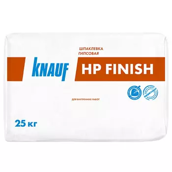 шпатлевка гипсовая KNAUF HP Finish 25кг, арт.тов-028602