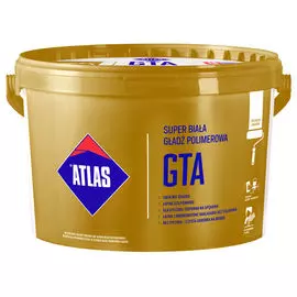 шпатлевка готовая ATLAS GTA финишная супербелая 18кг, арт.GG-R2U-18