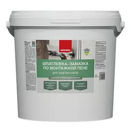 шпатлевка готовая NEOMID безусадочная 5кг, арт.Н-Шпат-пена/5