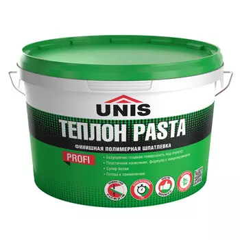 шпатлевка готовая UNIS Теплон Pasta финишная 5кг, арт.TEPLPAS-5