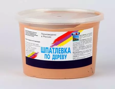 шпатлевка ТЕКС по дереву 0,75кг бук