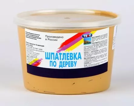 шпатлевка ТЕКС по дереву 0,75кг дуб