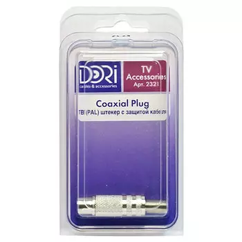 штекер антенный DORI металл с защитой
