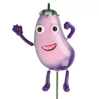 штекер садовый PARK Баклажан здоровяк 6x12x58см фиолетовый