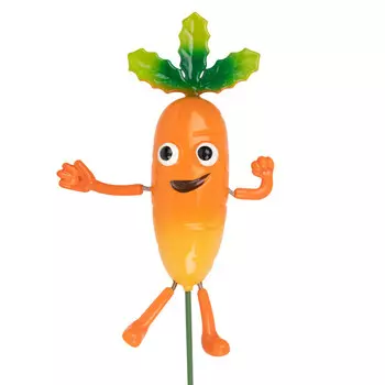 штекер садовый PARK Морковка мексиканка 3,5x12x58см оранжевый