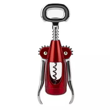 штопор ATTRIBUTE Viva 23см красный металлик хром