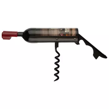 штопор MALLONY Sommelier с открывашкой 11см сталь, пластик