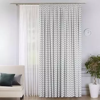 штора Pikamo 2666W2895V6, 140х260 см, серая