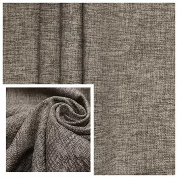 штора портьерная на шт.ленте AMORE MIO димаут 160х260см коричневая, арт.93272