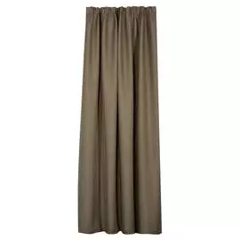 штора портьерная на шт.ленте DAILY BY T Этьен рогожка 200х270см коричневая, арт.1027.00124