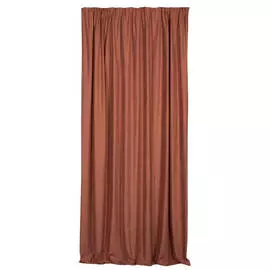 штора портьерная на шт.ленте DAILY BY T Корф замша 200х270см коричневая, арт.1027.00105