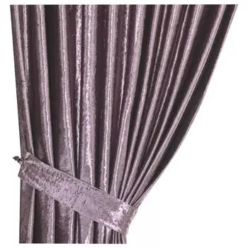 штора портьерная на шт.ленте DAILY BY T Тюдор бархат 200х270см сиреневая, арт.1027.00069