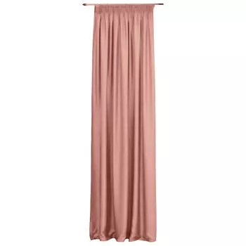 штора портьерная на шт.ленте FOR TO Aggiunta атлас 200х265см персиковая, арт.414_02