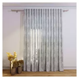 штора портьерная на шт.ленте FOR TO Bambino жаккард 200х280см белая, арт.1241903