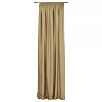 штора портьерная на шт.ленте FOR TO Faraone тафта 200х265см светло-коричневая, арт.244/34