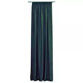 штора портьерная на шт.ленте FOR TO Сalorosamente сатен 200х265см зеленая, арт.305/12