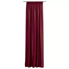 штора портьерная на шт.ленте FOR TO Sole сатен 200х265см бордовая, арт.305/13