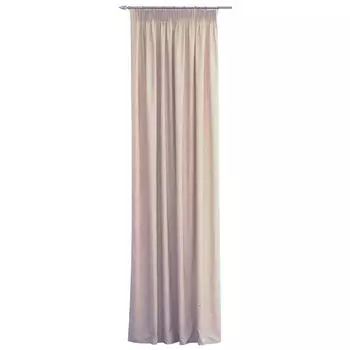 штора портьерная на шт.ленте FOR TO Tenerezza сатен 200х265см бежевая, арт.112513_514