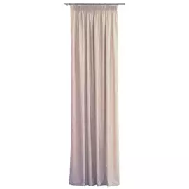 штора портьерная на шт.ленте FOR TO Tenerezza сатен 200х265см бежевая, арт.112513_514