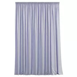 штора портьерная на шт.ленте FOR TO Una fonte сатен 200х280см голубая, арт.184_63