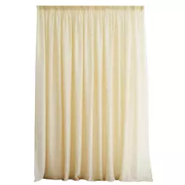 штора портьерная на шт.ленте FOR TO Una fonte сатен 200х280см персиковая, арт.184_27