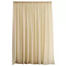 штора портьерная на шт.ленте FOR TO Una fonte сатен 200х280см персиковая, арт.184_28