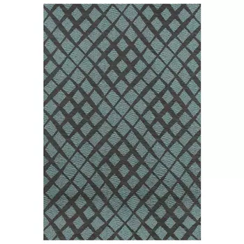 штора портьерная на шт.ленте SANPA Патриция жаккард 200х270см коричнево-голубая, арт.HP710242/304/1E