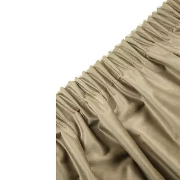 штора портьерная на шт.ленте SANPA Барбара бархат блэкаут 200х280см бежевая, арт.HPbfblack/6/1E