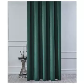 штора портьерная на шт.ленте SANPA Кармина канвас 200х270см зеленая, арт.HPcanv/17177/1E