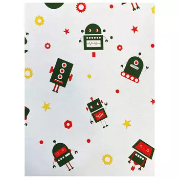 штора портьерная на шт.ленте TAC рогожка 200х275см белая, арт.GS3495