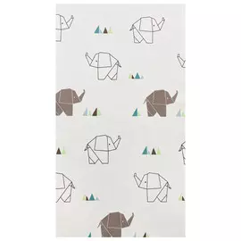 штора портьерная на шт.ленте TAC рогожка 200х275см белая, арт.GS3494