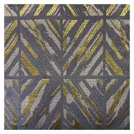 штора портьерная на шт.ленте ТАС парча 200х270см серая/желтая, арт.GS3281