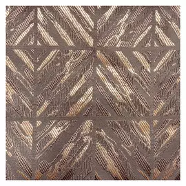 штора портьерная на шт.ленте ТАС парча 200х280см коричневая, арт.GS3283