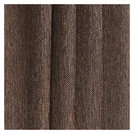 штора портьерная на шт.ленте ТАС рогожка 200х280см коричневая, арт.GS3228