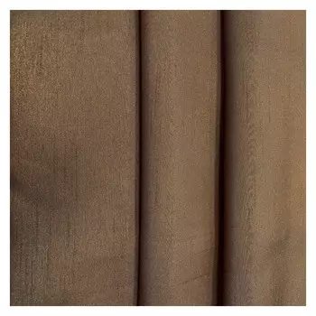 штора портьерная на шт.ленте ТАС тафта 200х280см коричневая, арт.GS3377