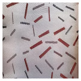 штора портьерная на шт.ленте ТАС жаккард 200х280см бордовая/кремовая, арт.GS2069