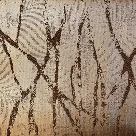 штора портьерная на шт.ленте ТАС жаккард 200х280см коричневая, арт.GS3100