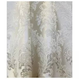 штора портьерная на шт.ленте ТАС жаккард 200х280см кремовая, арт.GS3263