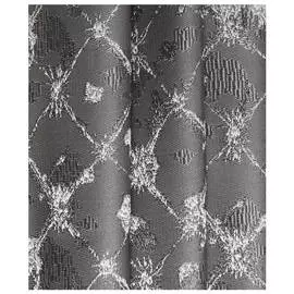 штора портьерная на шт.ленте ТАС жаккард 200х280см серая, арт.GS3194