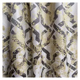 штора портьерная на шт.ленте ТАС жаккард 200х280см серая/бежевая, арт.GS3142