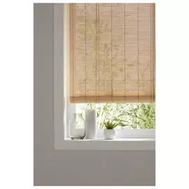 Штора рулонная бамбуковая, 60 х 180 см, натуральный цвет
