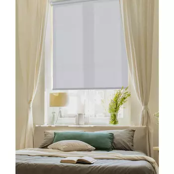 штора рулонная GARDEN Шантунг 50x170см серая, арт.537881050/170V3