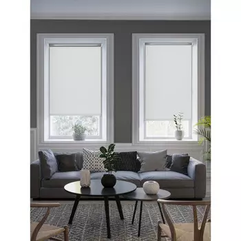 штора рулонная GARDEN Silver блэкаут 80x170см белая, арт.537837080/170смV1