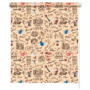 штора рулонная LEGRAND Чарли 70х160 бежевая, арт.58124897