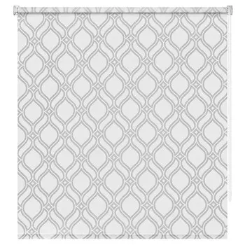 штора рулонная мини DECOFEST Ампир 60х160см серая, арт.116.038