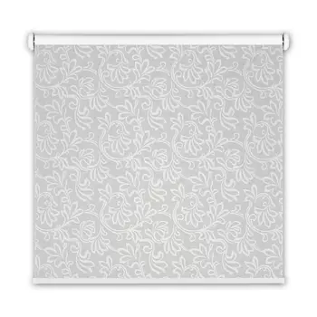 штора рулонная мини DECOFEST Burnout Нежность 120х175см белая, арт.нежность 120х175