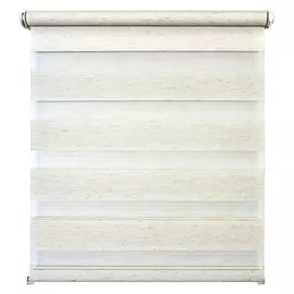 штора рулонная УЮТ Канзас день/ночь 70х160см натуральный, арт.2116237